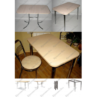 Кухонный стол "Дуб молочный" с выбором размера и ножек. Кухонный стол "Дуб молочный" с выбором размера и ножек.