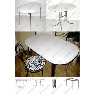 Овальный стол "Белый" с выбором размера и ножек. Овальный стол "Белый" с выбором размера и ножек.