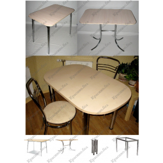 Овальный стол "Дуб молочный" с выбором размера и ножек. Овальный стол "Дуб молочный" с выбором размера и ножек.