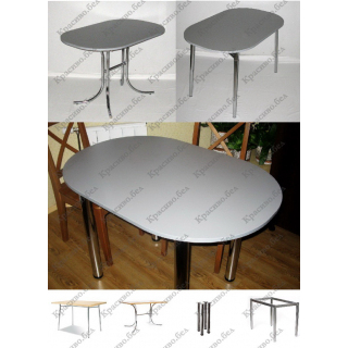 Овальный стол "Металлик" с выбором размера и ножек. Овальный стол "Металлик" с выбором размера и ножек.