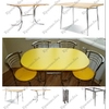 Овальный стол "Желтый" с выбором размера и ножек.