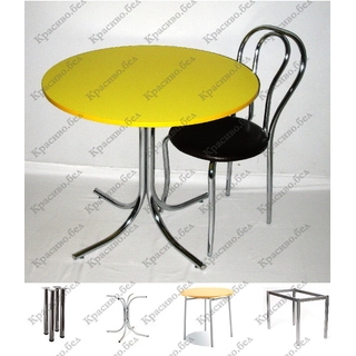 Круглый стол "Желтый" с выбором размера и ножек Круглый стол "Желтый" с выбором размера и ножек