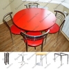 Круглый стол "Красный" с выбором размера и ножек