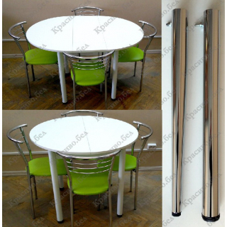 РАЗДВИЖНОЙ круглый стол "Белый" с выбором ножек. Разборный вариант. РАЗДВИЖНОЙ круглый стол "Белый" с выбором ножек. Разборный вариант.