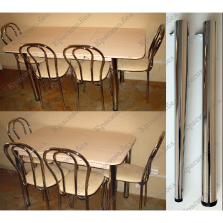 Раздвижной прямоугольный стол "Дуб молочный" с выбором размера и ножек. Раздвижной прямоугольный стол "Дуб молочный" с выбором размера и ножек.