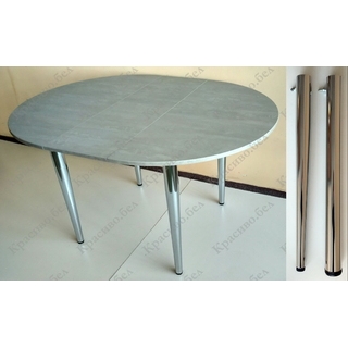 Овальный стол "Серый камень" с выбором размера и ножек. Овальный стол "Серый камень" с выбором размера и ножек.