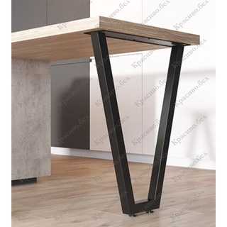 Ножка стола металлическая серии V. Любые размеры и выбор цвета. Ножка стола металлическая серии V. Любые размеры и выбор цвета.