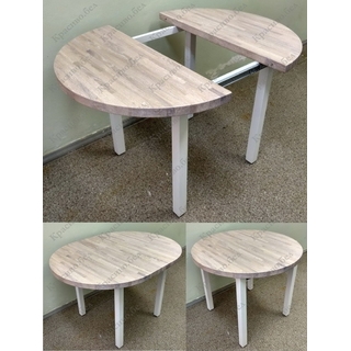 РАЗДВИЖНОЙ круглый стол на цельно сварной раме серии "Т" с выбором размера и цвета РАЗДВИЖНОЙ круглый стол на цельно сварной раме серии "Т" с выбором размера и цвета