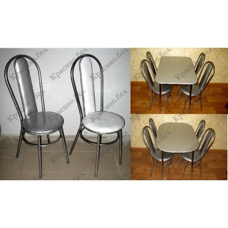 Кухонный стул Идеал "Металлик". 8 обивок на выбор. Доставка по РБ Кухонный стул Идеал "Металлик". 8 обивок на выбор. Доставка по РБ