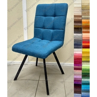 Обеденный стул "КВАДРО" на металлических ногах. На выбор 300 обивок! Доставка по РБ 