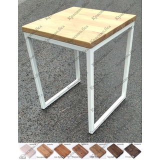 Табурет Куб в стиле лофт на металлокаркасе. Выбор цвета и размера 