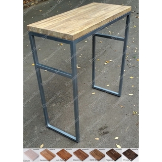 Стол барный на металлокаркасе серии П. Выбор столешниц, цвета и размера.