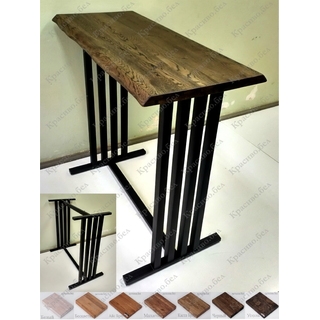 Стол барный на металлокаркасе серии H-3 с подножкой. Выбор столешниц, цвета и размера. Стол барный на металлокаркасе серии H-3 с подножкой. Выбор столешниц, цвета и размера.