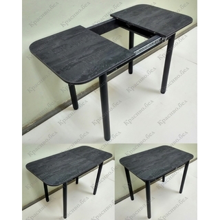 Раздвижной прямоугольный стол "Угольный камень" с выбором размера и ножек. Раздвижной прямоугольный стол "Угольный камень" с выбором размера и ножек.